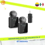 Micrófono de Solapa Doble F11-2