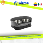 Comedero Doble Elevado para Mascotas