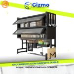 Escurridor Estante con Gabinete Doble 65