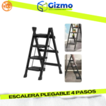 Escalera Plegable 4 Pasos Resistente
