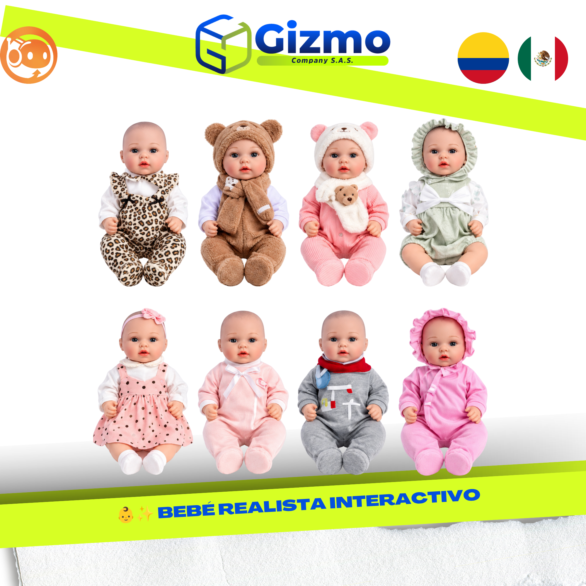 CATALOGO MERCANCIA NUEVA - GIZMO 2026 - 2026-09-22T154837.858 Bebé Realista Interactivo - Imagen 1