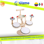 Batería Musical Infantil de Madera