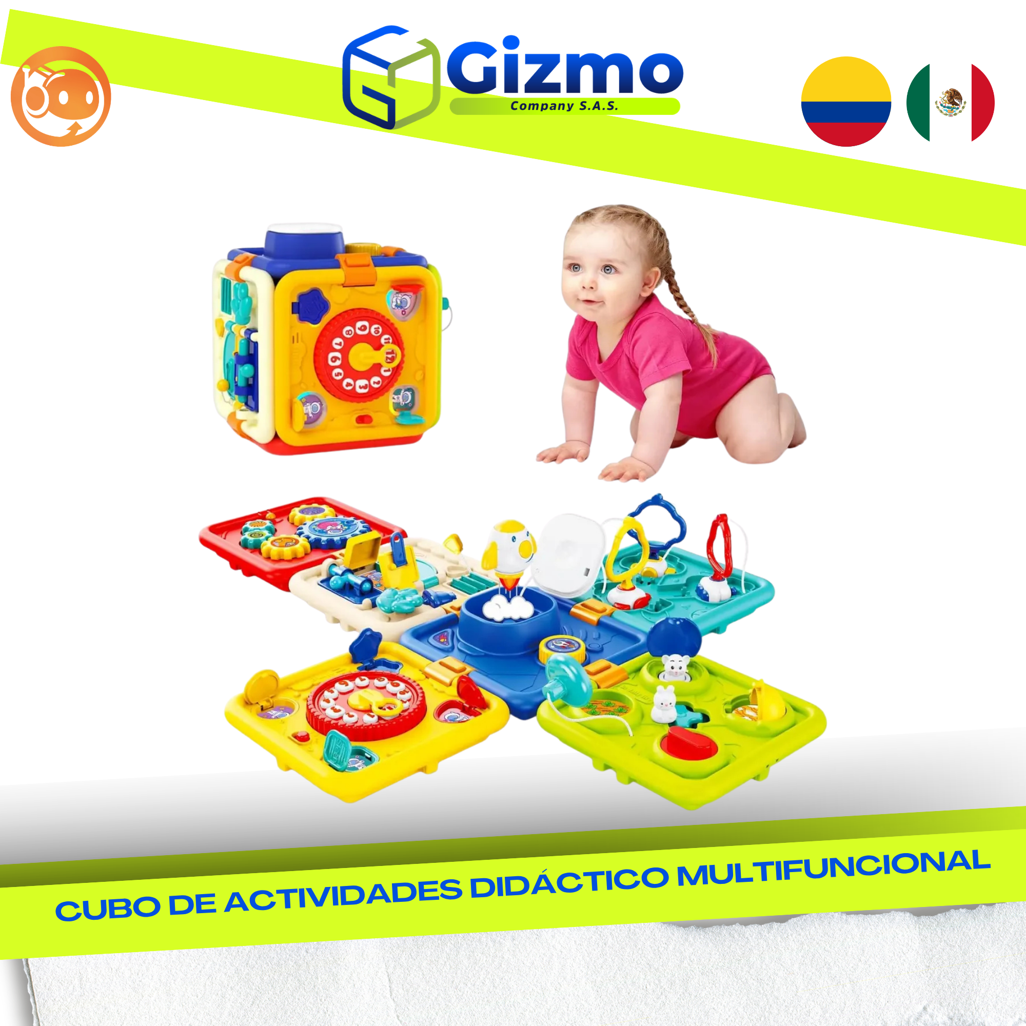 CATALOGO MERCANCIA NUEVA - GIZMO 2026 - 2026-09-24T154043.990 Cubo de Actividades Didáctico Multifuncional - Imagen 1
