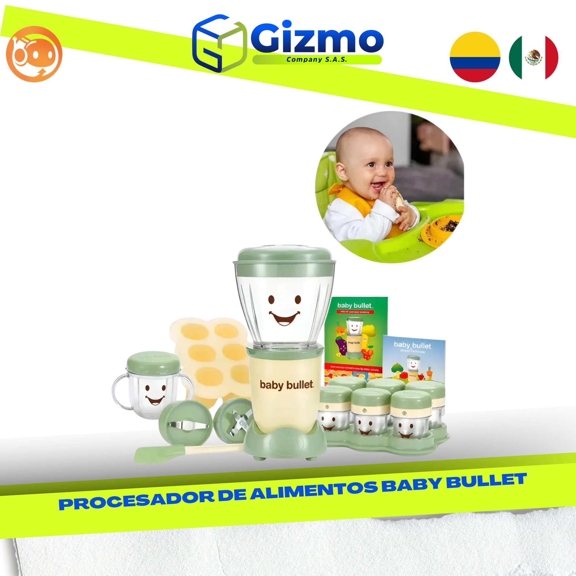 CATALOGO MERCANCIA NUEVA - GIZMO 2026 - 2026-09-29T161418.152 Procesador de Alimentos Baby Bullet - Imagen 1