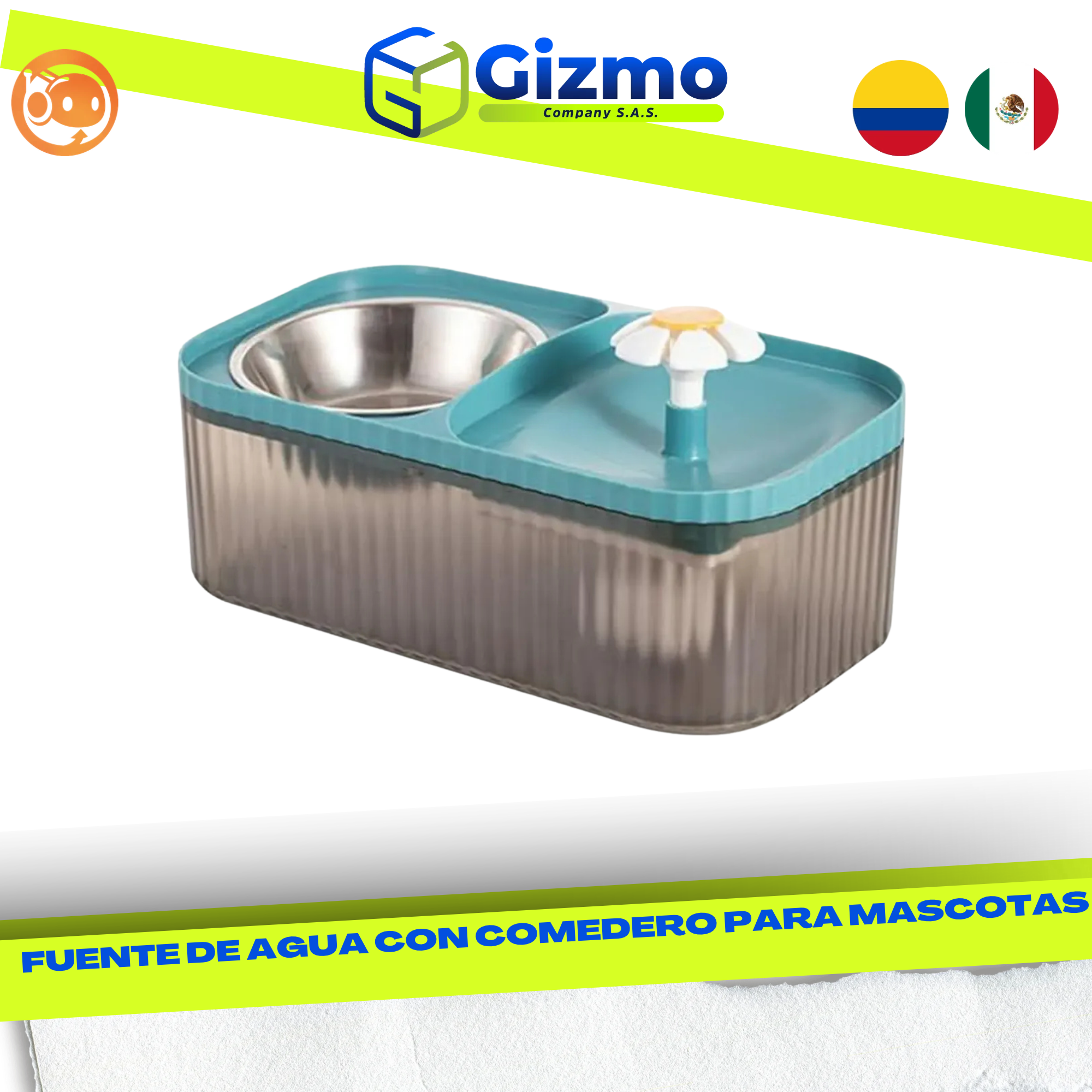 19ce969d-6058-48ac-b340-917a1131f24a Fuente de Agua con Comedero para Mascota - Imagen 1