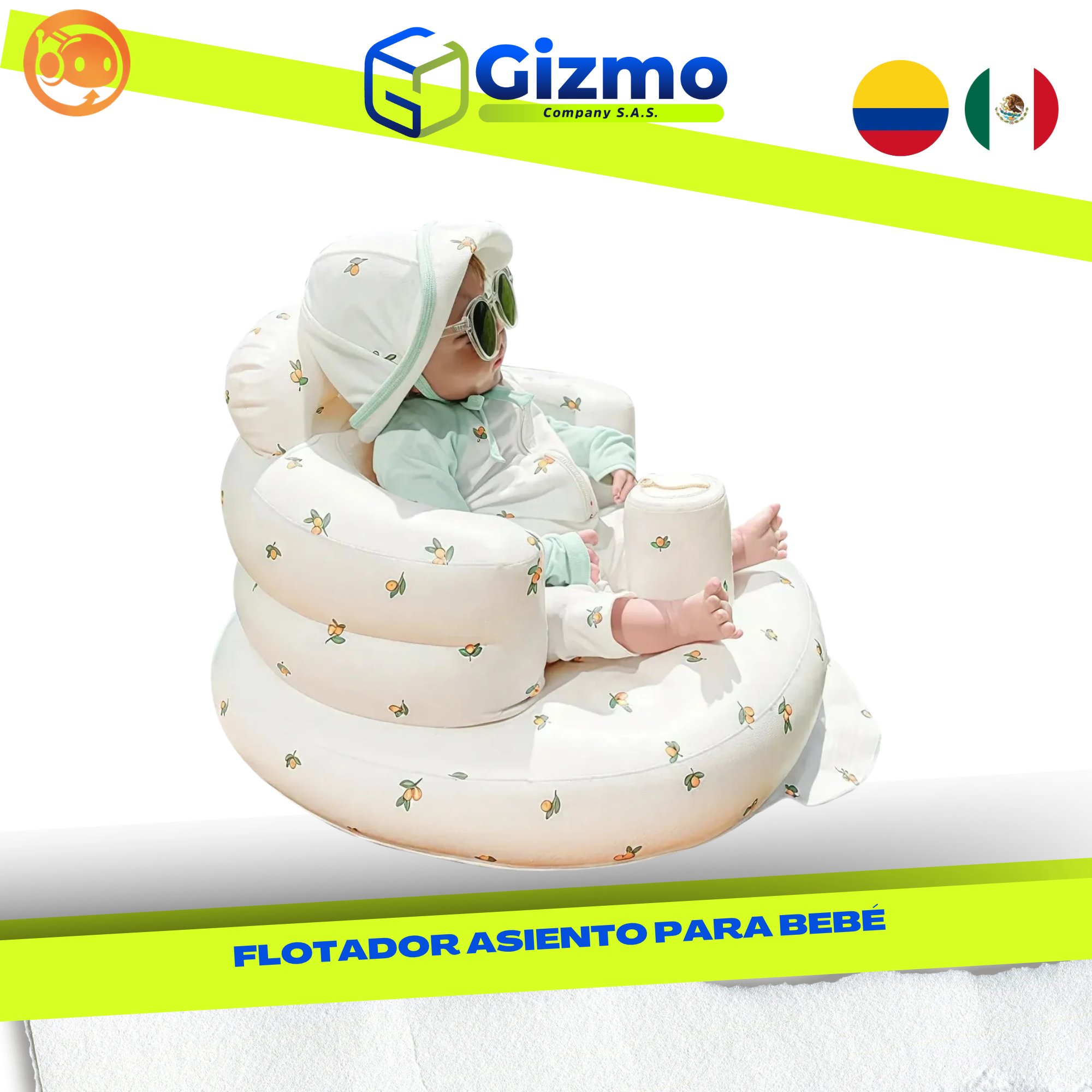 CATALOGO MERCANCIA NUEVA - GIZMO 2026 - 2026-10-05T111309.460 Flotador Asiento para Bebé - Imagen 1