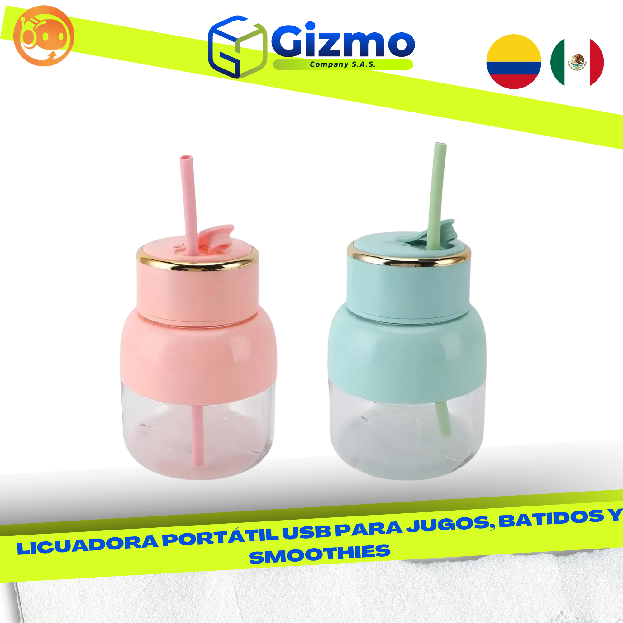 CATALOGO MERCANCIA NUEVA - GIZMO 2026 - 2026-10-06T140003.953 Licuadora Portátil USB para Jugos - Imagen 1