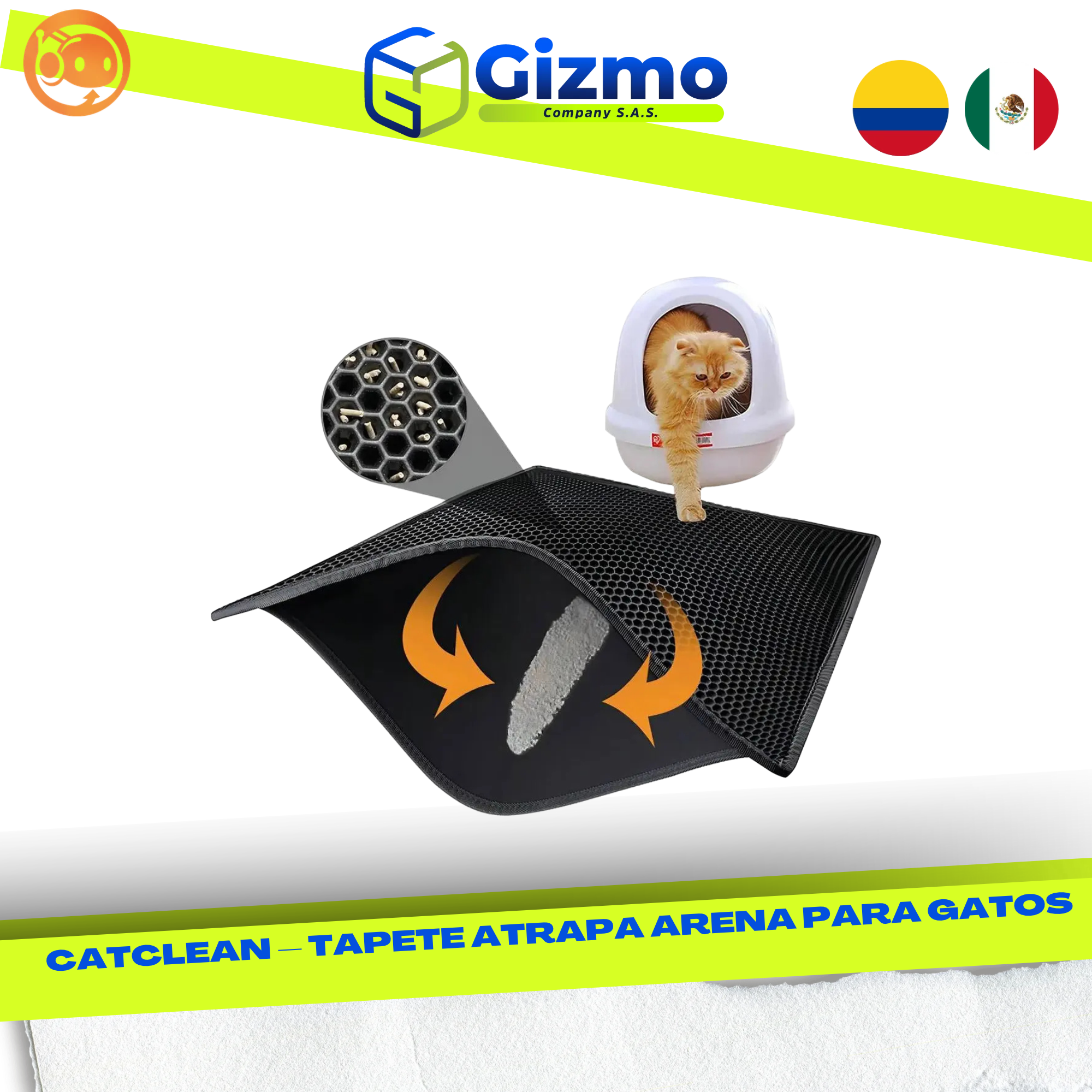 CATALOGO MERCANCIA NUEVA - GIZMO 2026 - 2026-10-08T181144.404 CatClean – Tapete Atrapa Arena para Gato - Imagen 1