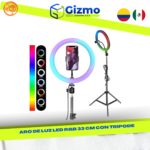 Aro de Luz LED RGB 33 cm con Trípode