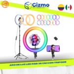 Aro de Luz LED RGB 36 cm con Trípode