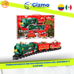 Tren Navidad con Luz, Sonido Y Vapor